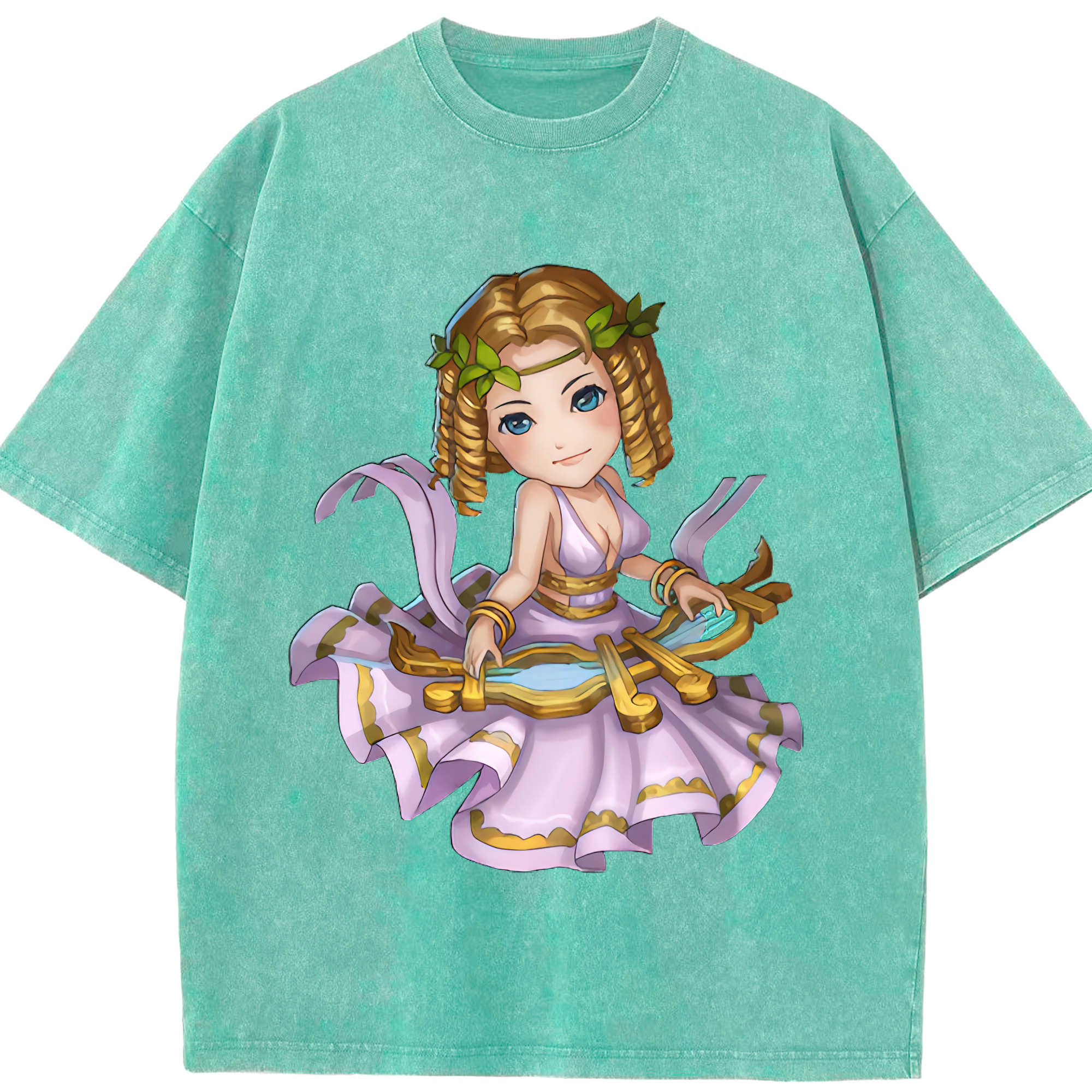 リーグ・オブ・レジェンド League of Legends LOL 綿100% ヴィンテージ風 半袖Tシャツ（フロントプリント）
